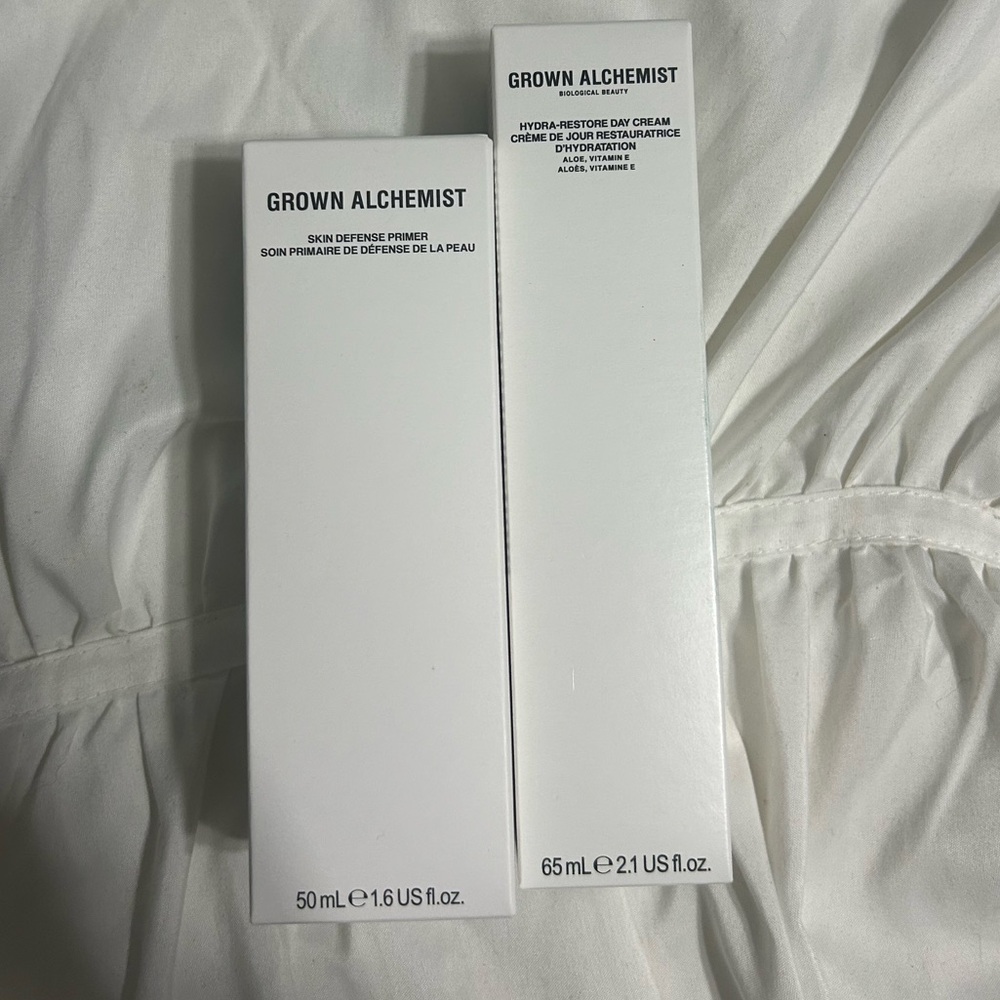 Grown Alchemist Skin Defense Primer + Grown Alchemist Hydra-Restore Day Cream